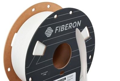 Polymaker Fiberon PET-GF15 Filament White 1.75mm 1KG, High Stiffness