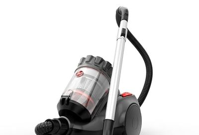 Hoover Multi-Surface Bagless Canister Vacuum, Corded & Lightweight, Grey