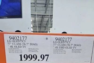 Costco: LG C5 77" $1999.97