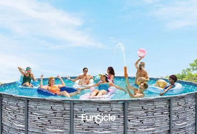 Walmart: Funsicle Metal Frame 18ft x 48in Oasis Designer Pool, Round Above Ground Swimming Pool $69.00 (reg. $398.00)