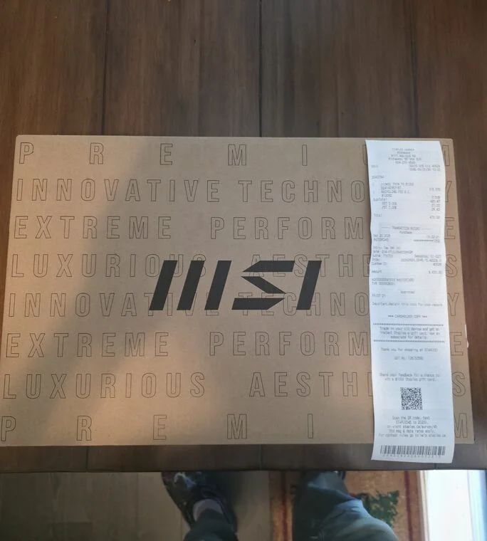 MSI Thin 15 B12UCX-1684CA 15.6" Gaming Laptop - Intel Core i5-12450H - RTX 2050 - 512 GB NVMe SSD - 16 GB RAM MSI Thin 15 B12UCX-1684CA 15.6" Gaming Laptop - Intel Core i5-12450H - RTX 2050 - 512 GB NVMe SSD - 16 GB RAM