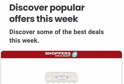 Shoppers Drug Mart: YMMV: $1.99 - 12 Eggs, $1.29 Christie Cookies (220-290g), etc.