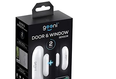 Geeni Smart Wi-Fi Window & Door Sensors, Real-Time Alerts for Home, 2-Pack
