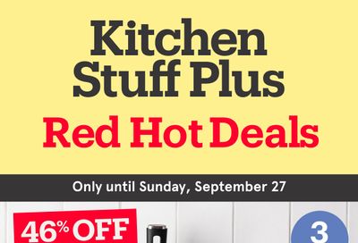 Kitchen Stuff Plus Red Hot Deals Flyer September 21 to 27
