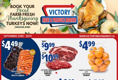 Victory Meat Market Flyer September 22 to 26
