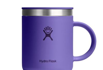 Hydro Flask Coffee Mug – Insulated Stainless Steel, Non Spill, Leak Resistant Travel Mug 12 Oz Utopia Purple