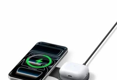 Amazon.ca: UGREEN MagFlow 25W Qi2 2-in-1 Foldable Wireless Charger Station $41.99 (30% Coupon)