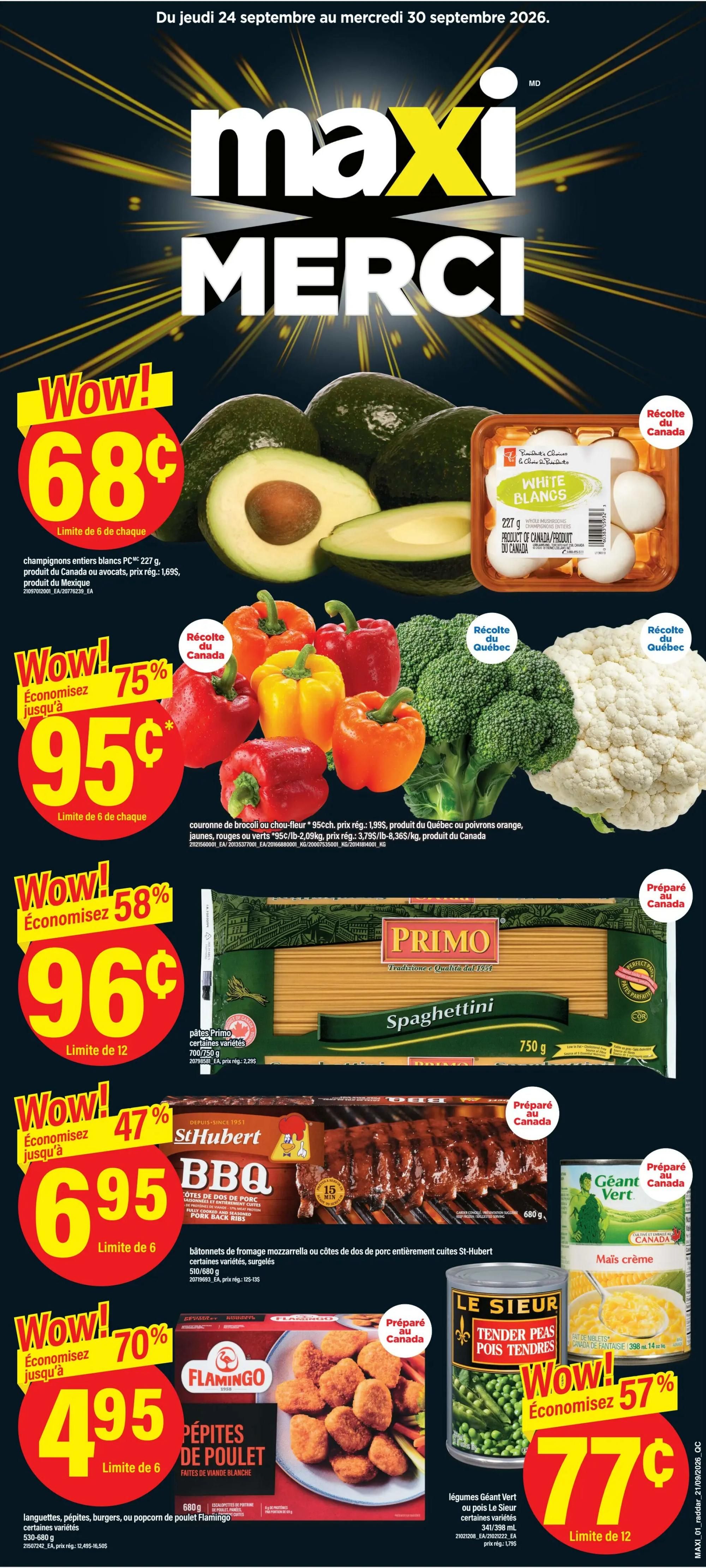 Maxi Flyer September 24 to 30