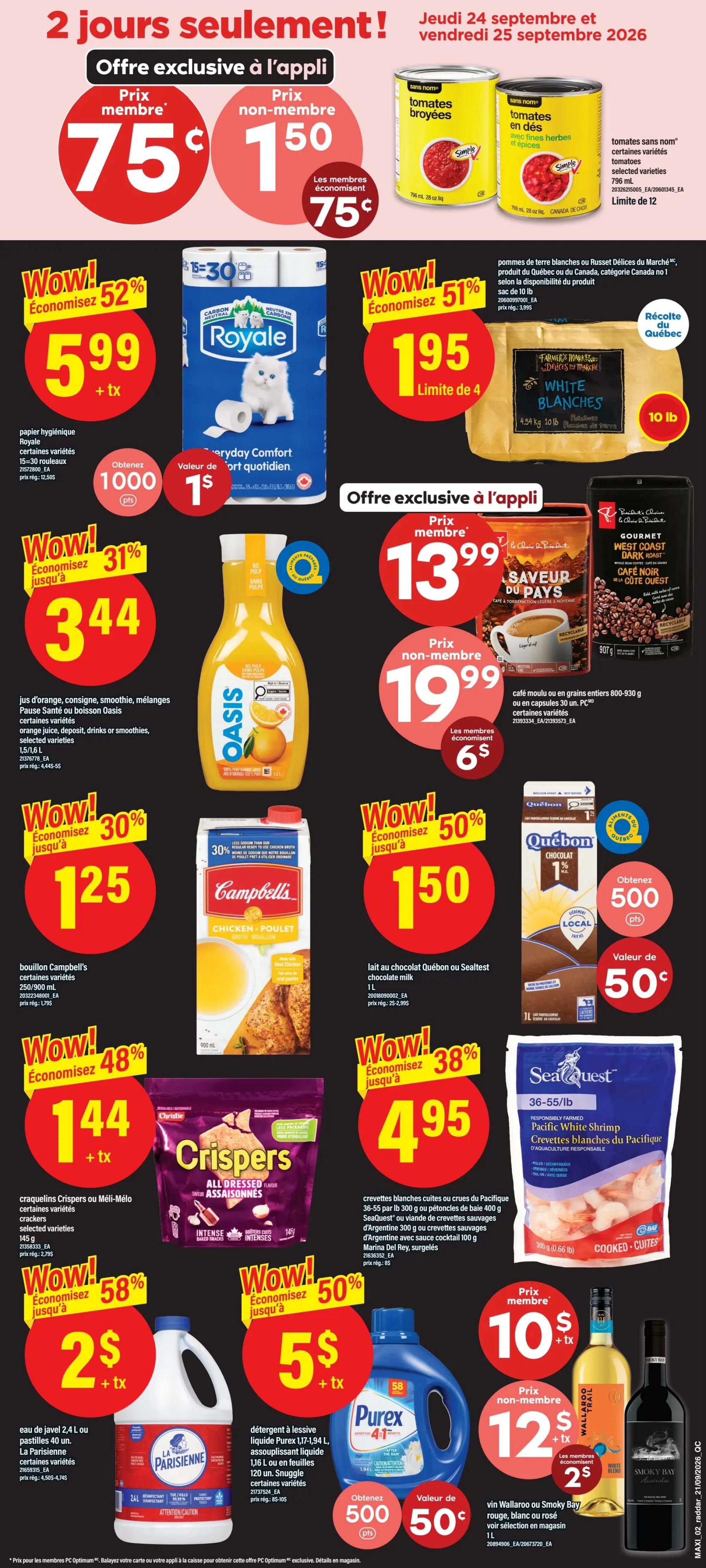 Maxi Flyer September 24 to 30