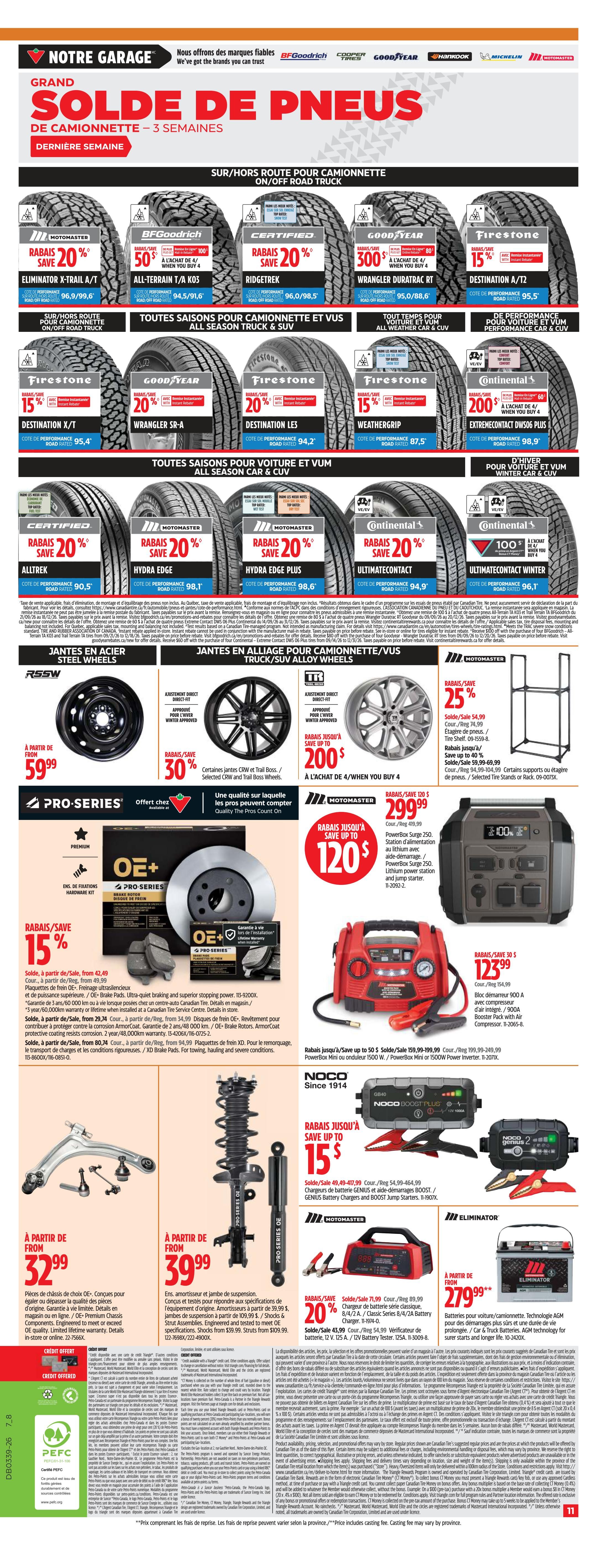 Canadian Tire (QC) Flyer September 24 to 30