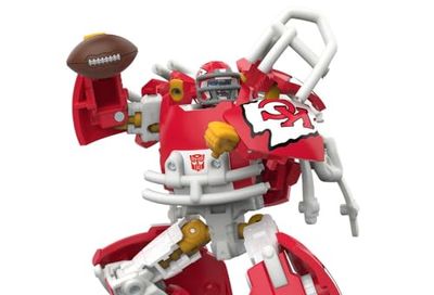Amazon.ca: Transformers KC Chiefs NFL helmet, $17.00