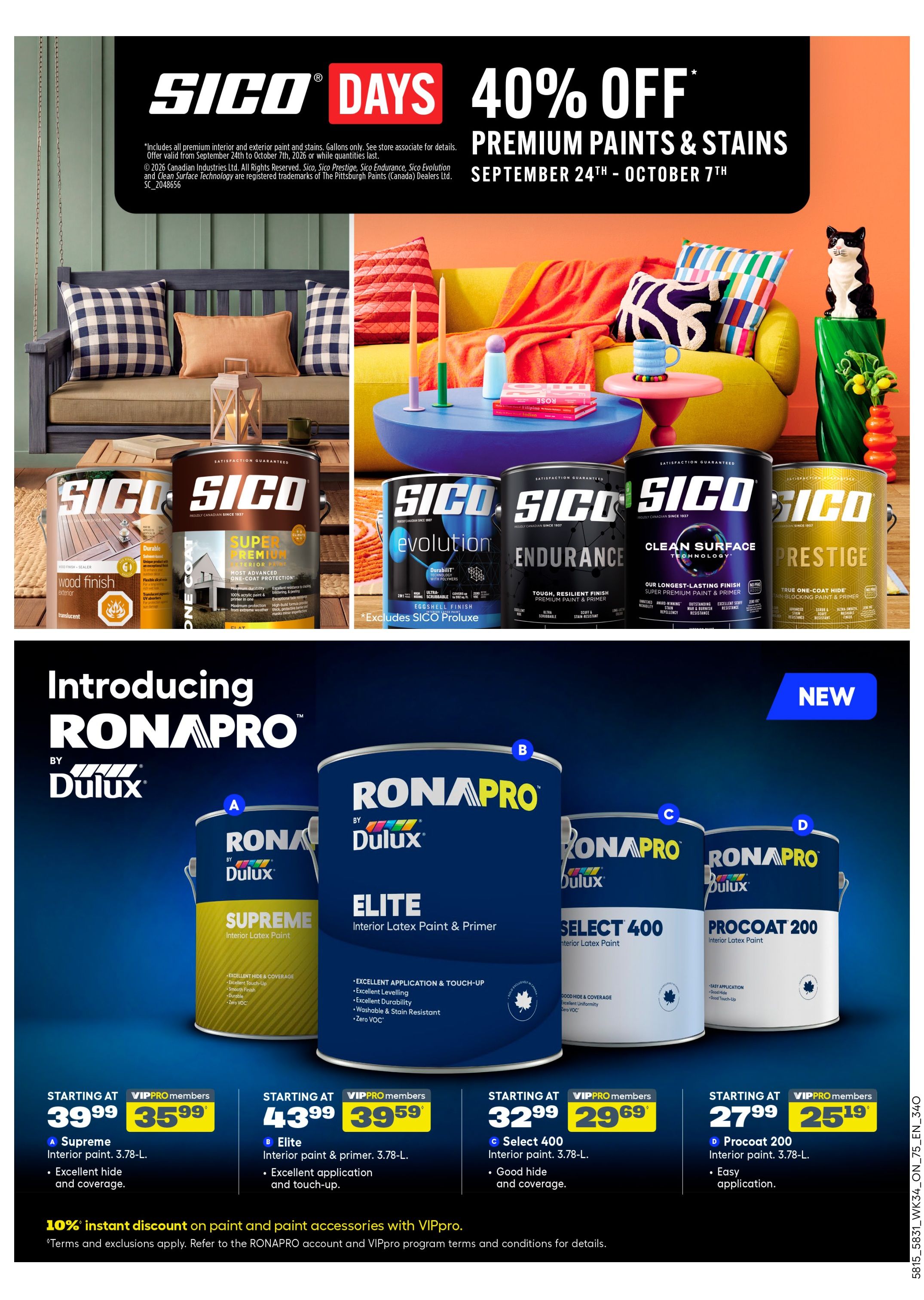 Rona & Rona+ (ON) Flyer September 24 to 30