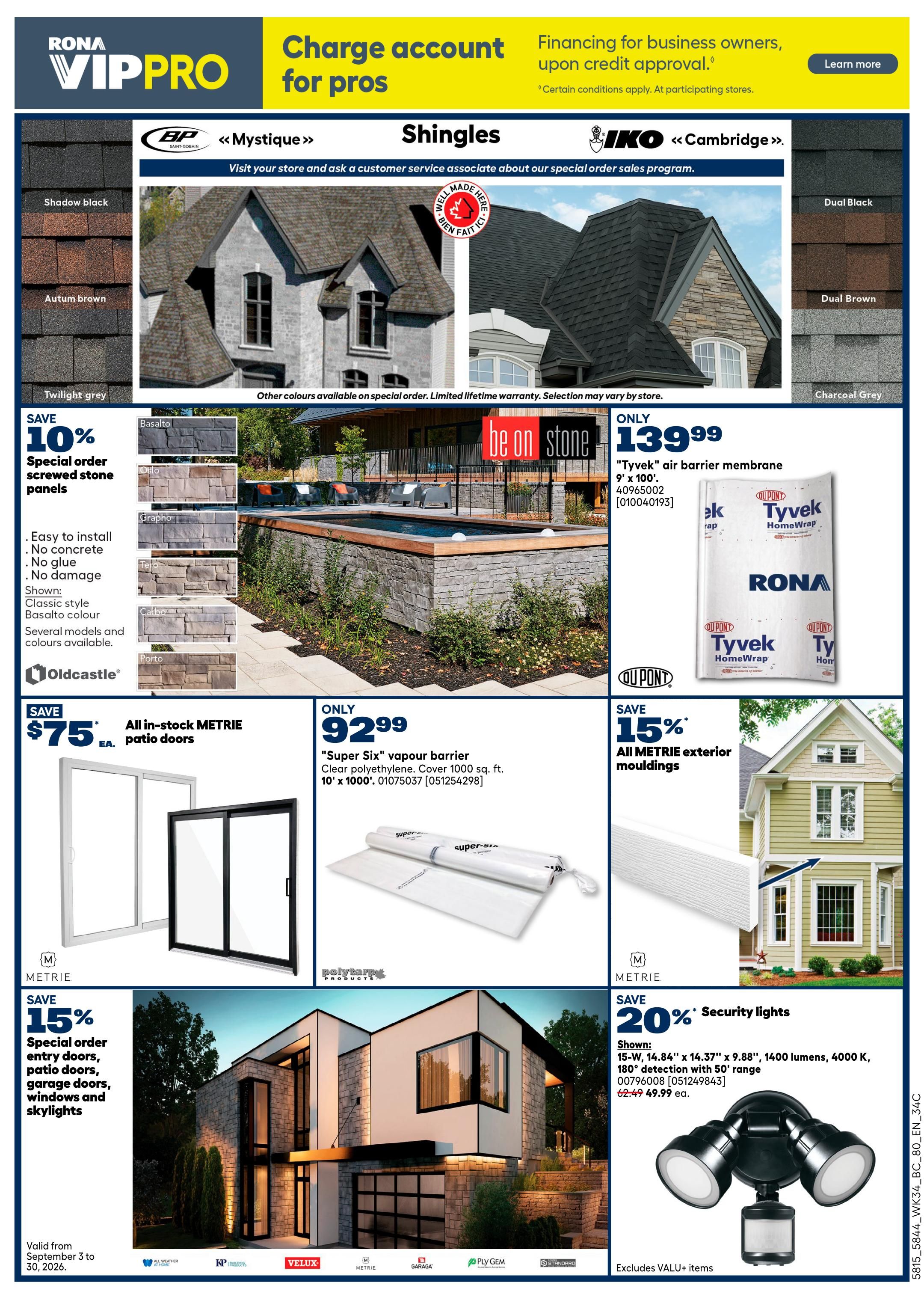 Rona & Rona+ (BC) Flyer September 24 to 30