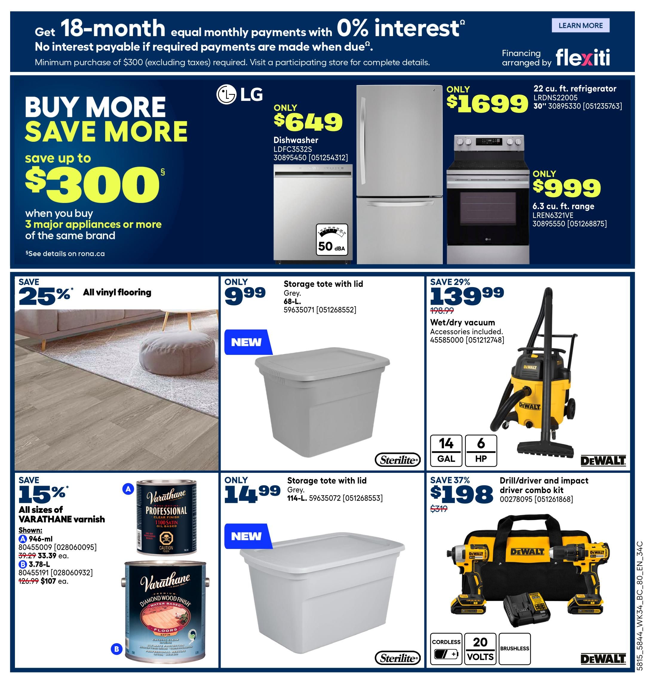 Rona & Rona+ (BC) Flyer September 24 to 30