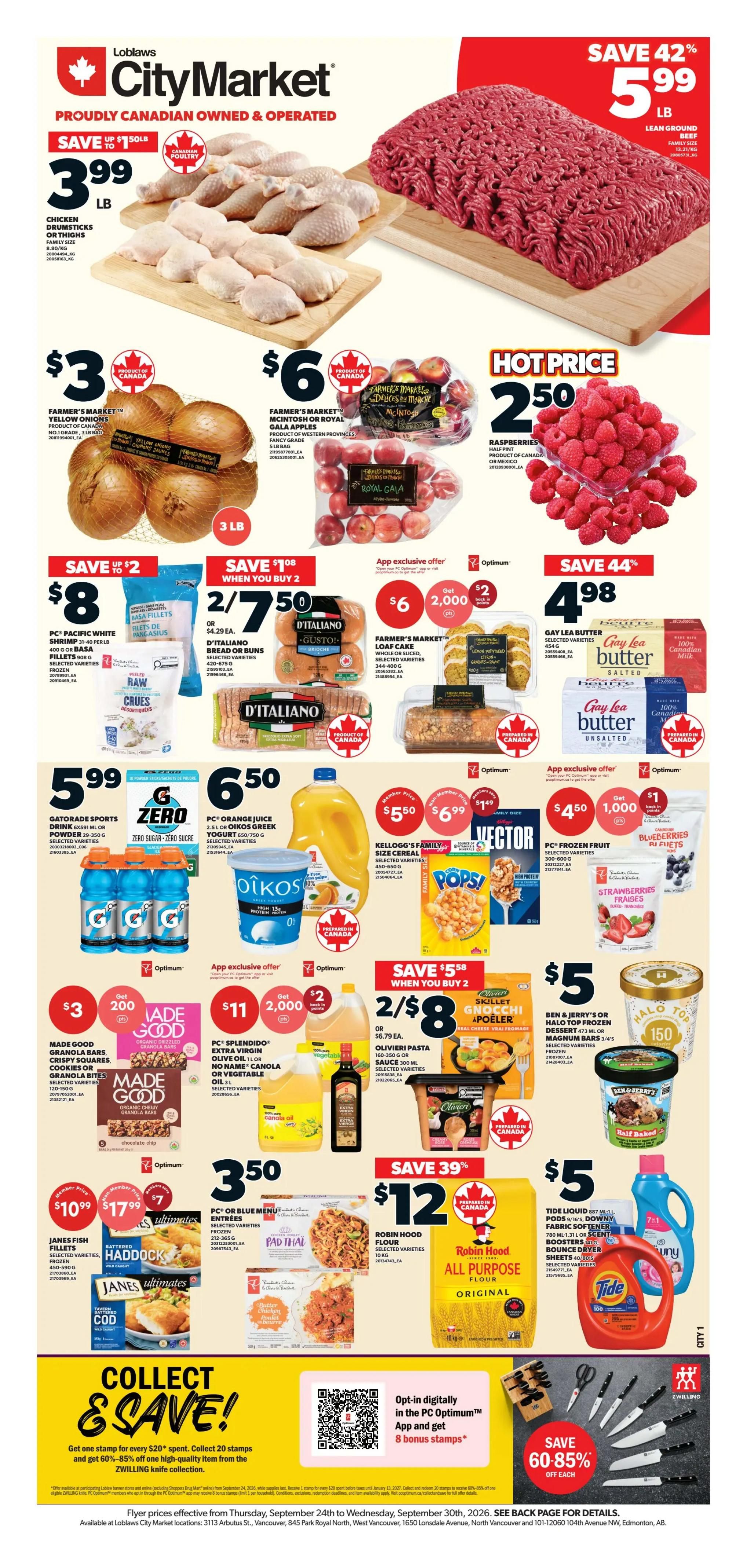 Loblaws City Market (West) Flyer September 24 to 30