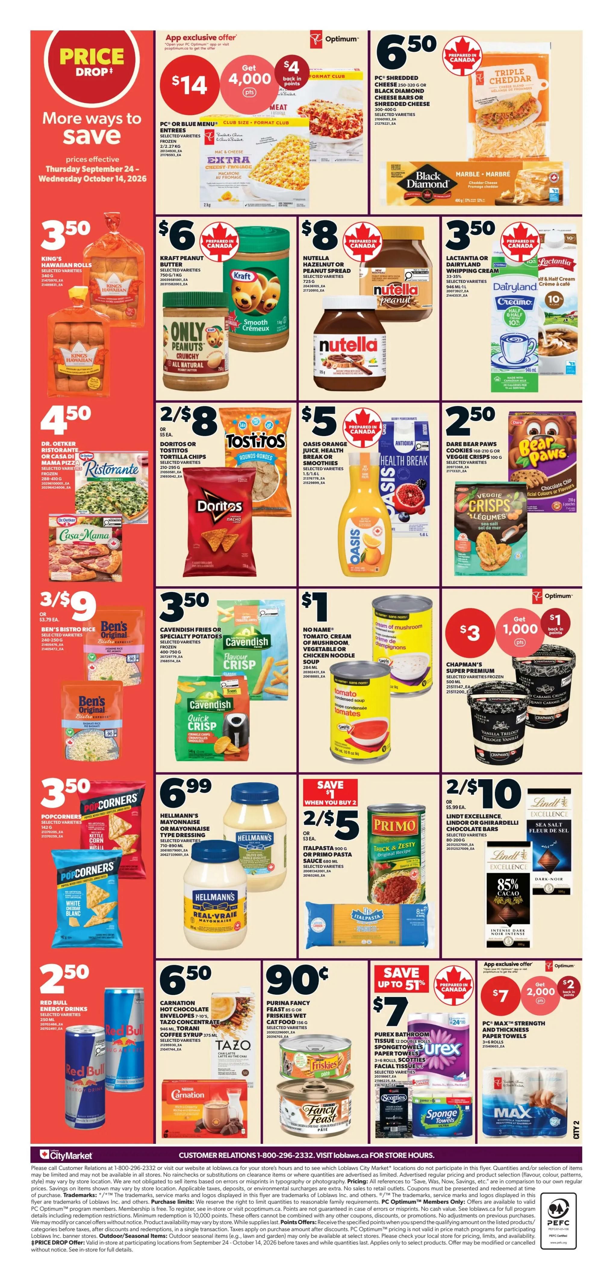 Loblaws City Market (West) Flyer September 24 to 30