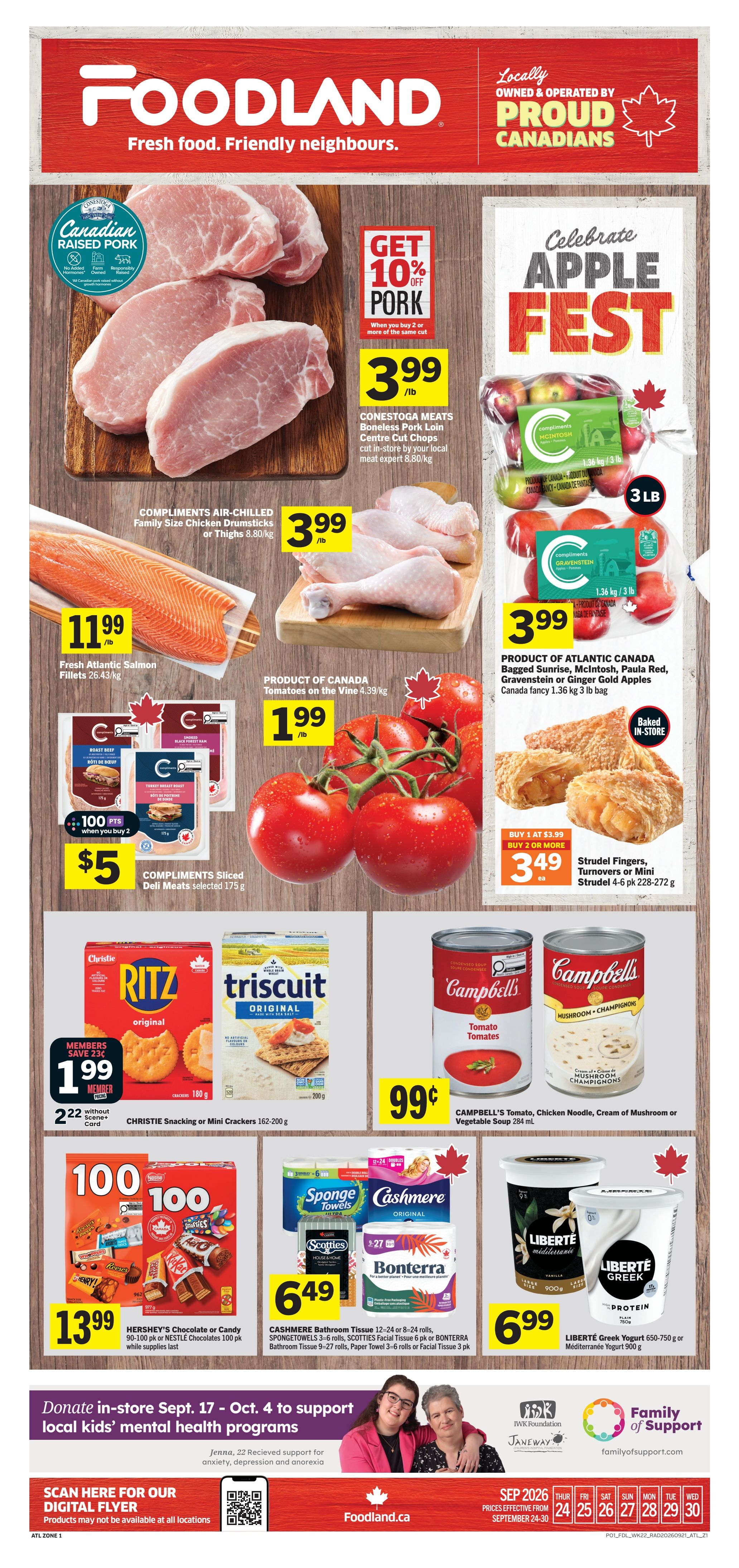 Foodland (Atlantic) Flyer September 24 to 30