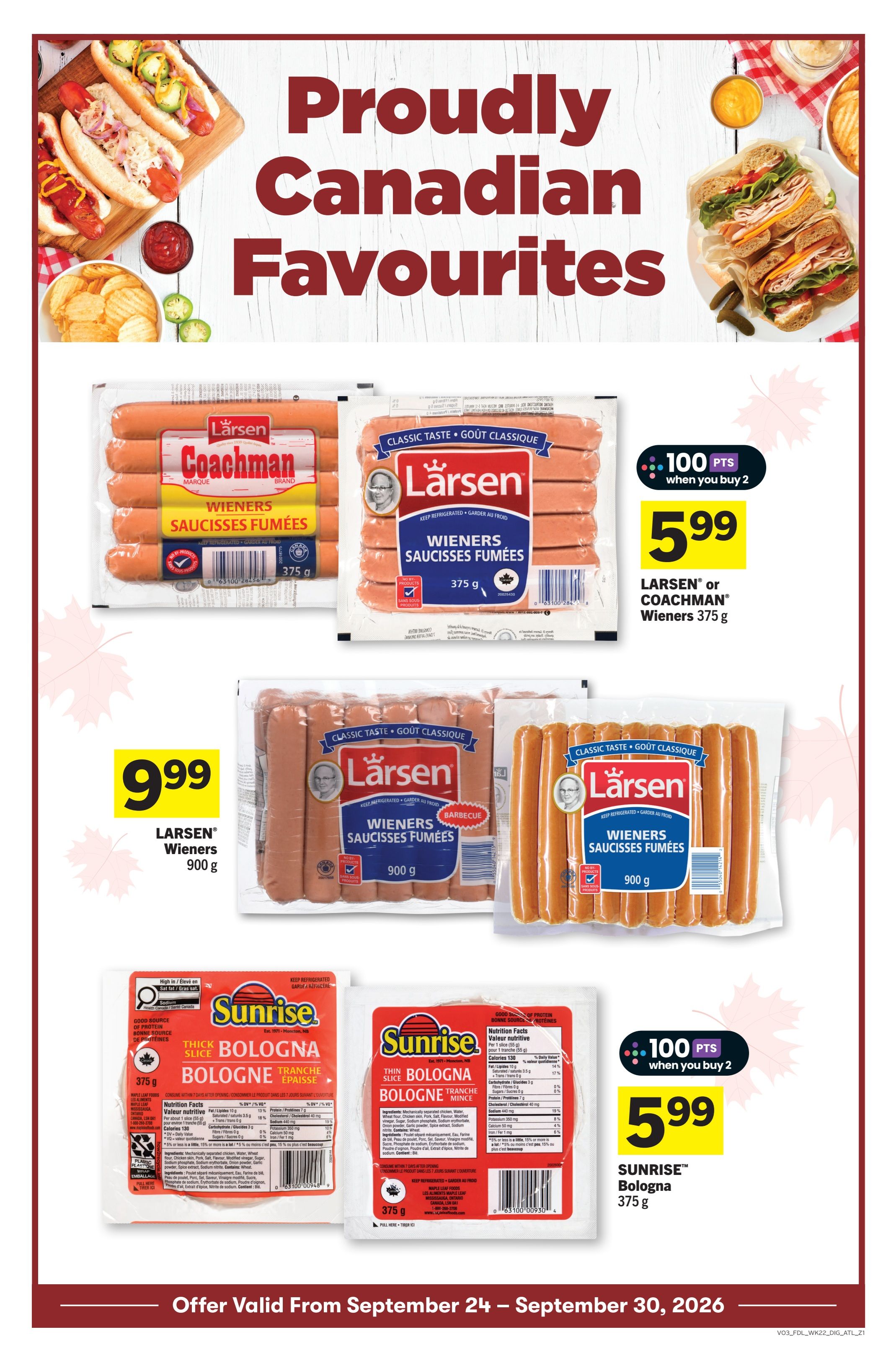 Foodland (Atlantic) Flyer September 24 to 30