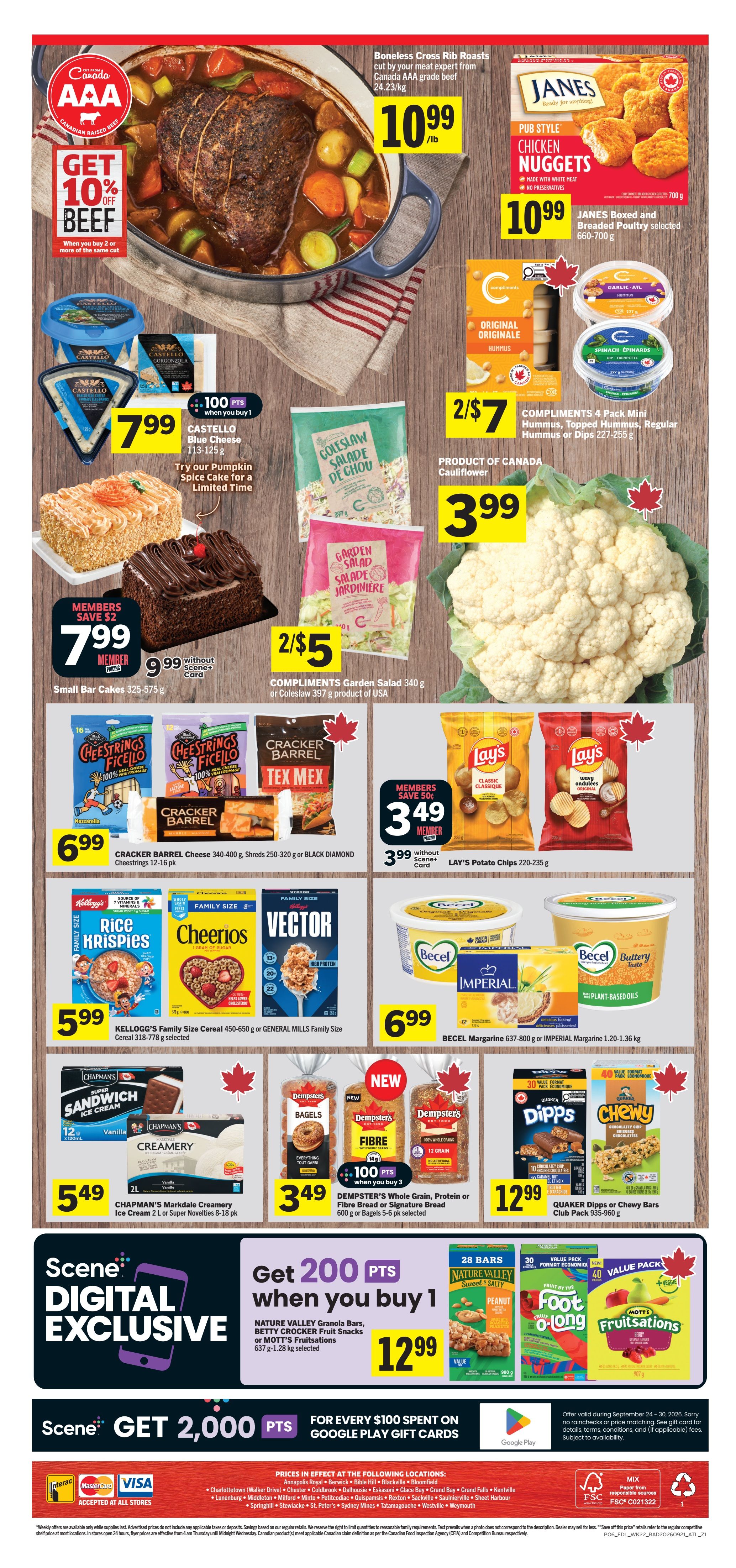 Foodland (Atlantic) Flyer September 24 to 30
