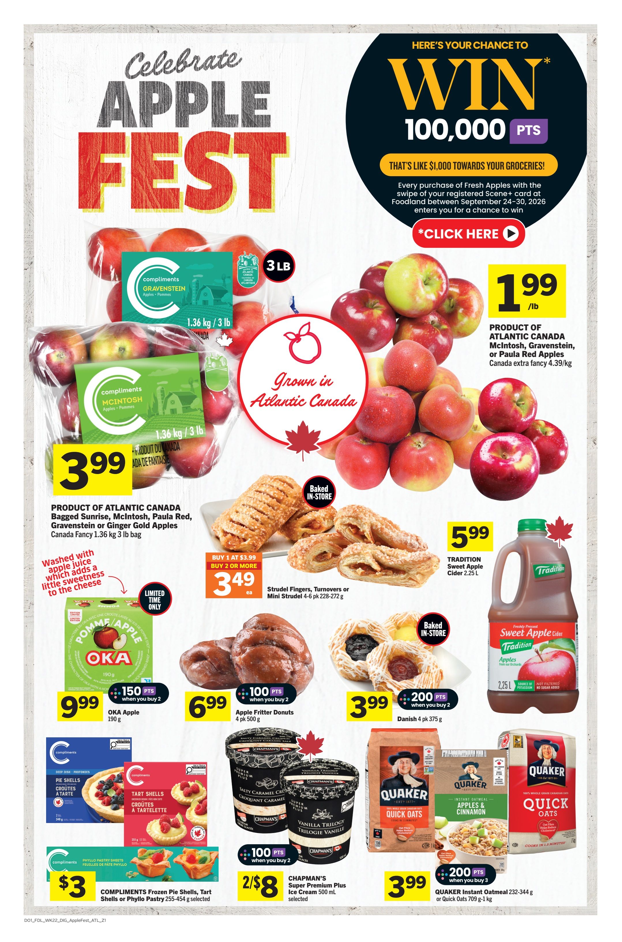 Foodland (Atlantic) Flyer September 24 to 30