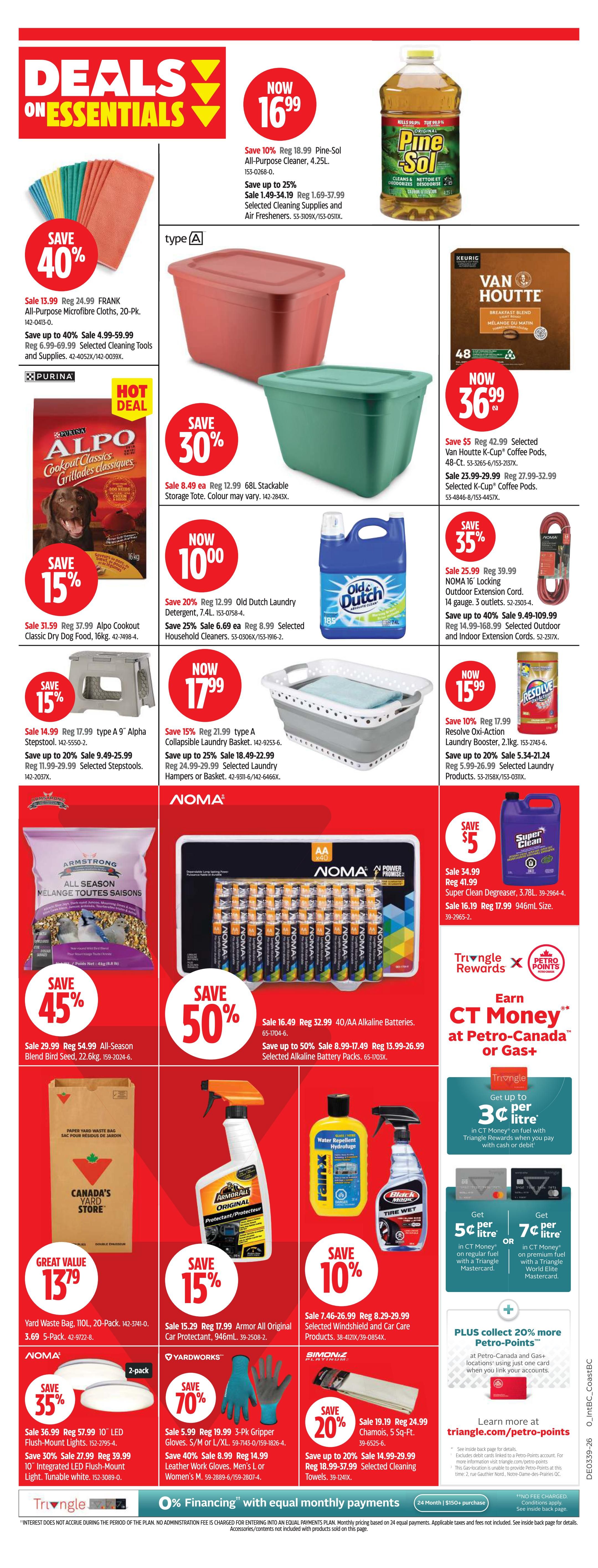 Canadian Tire (West) Flyer September 25 to October 1