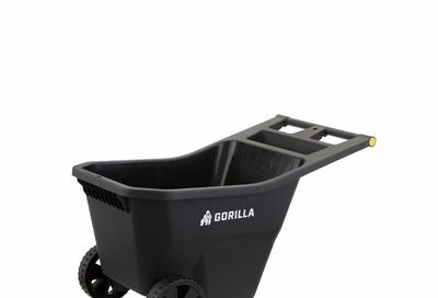 Home Depot: Gorilla 4.5 cu. ft. Poly Yard Cart $59