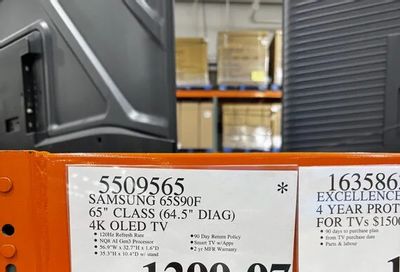 Costco In Store (Brampton) - Samsung S90F 65'' QDOLED TV for $1299.97
