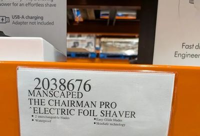 Costco YMMV The Chairman® Pro Electric Foil Face Shaver $69.97