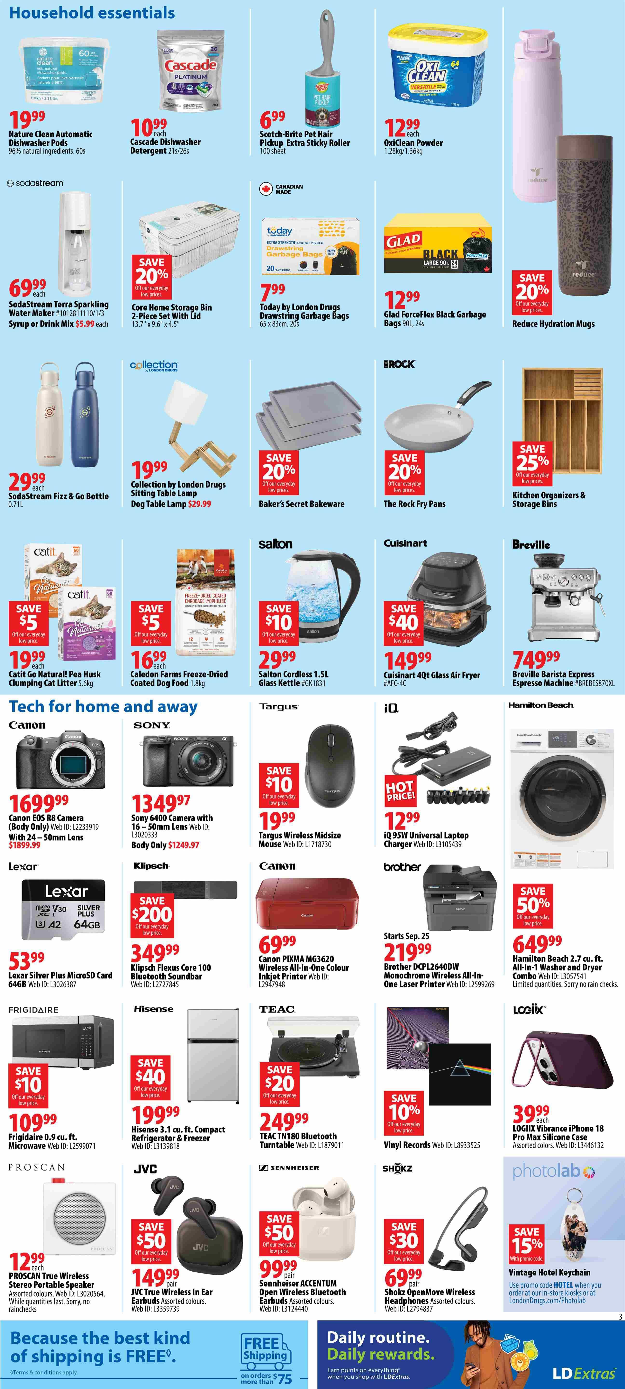 London Drugs Weekly Flyer September 24 to 30