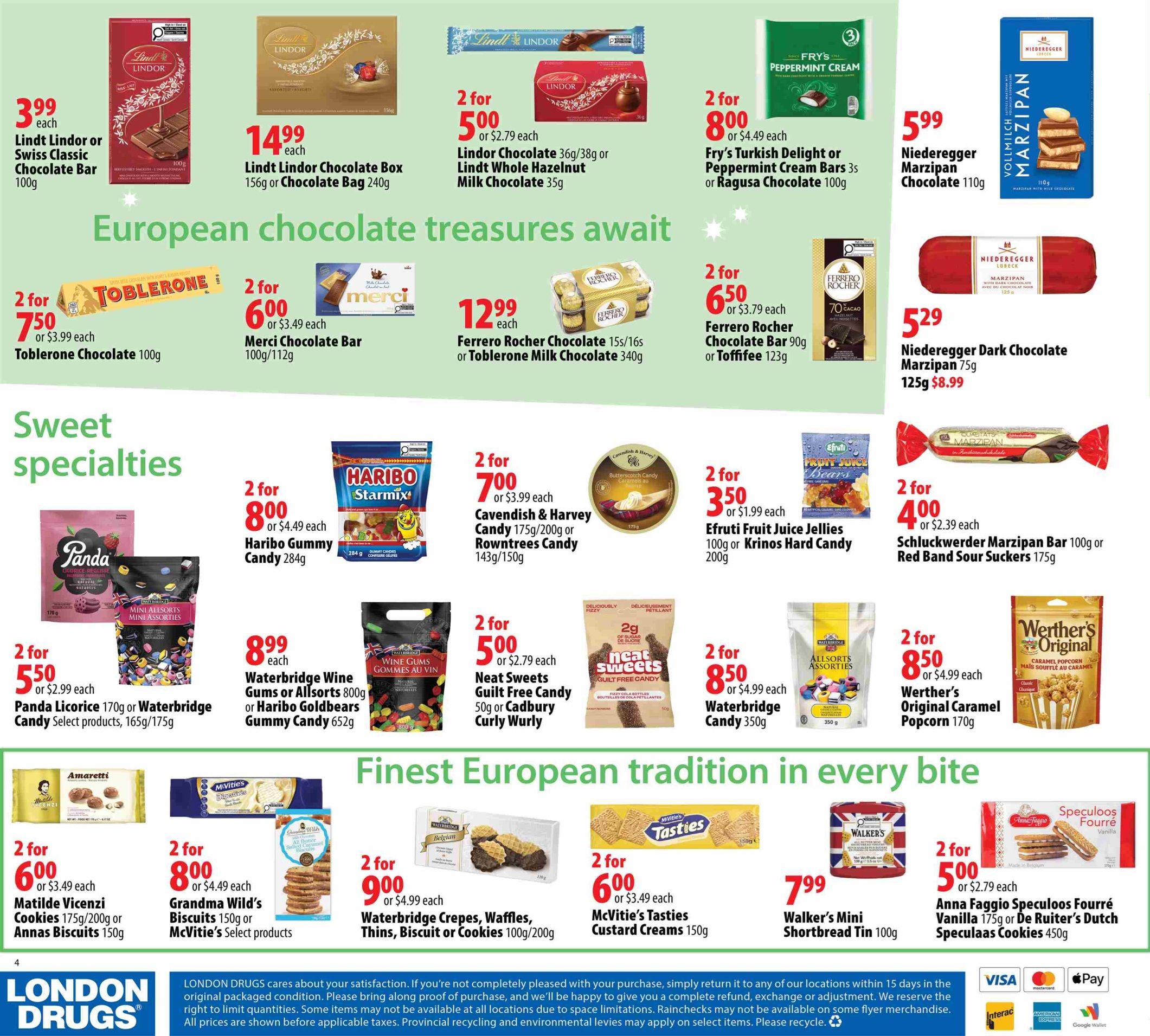 London Drugs Foods Of Europe Flyer September 24 to October 21
