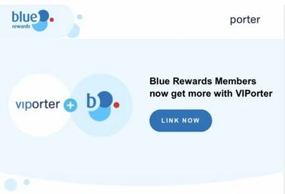 Blue Rewards: Link to get 500 Blue Points + 500 VIPorter points!