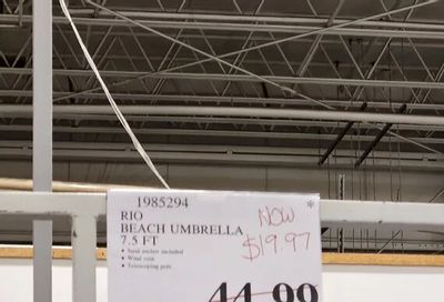 Costco: RIO 2.3m (7.5 ft) Beach Umbrella with AnchorX $19.97 - YMMV