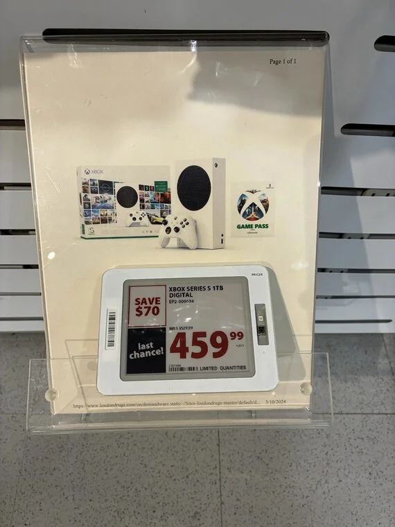 London Drugs: (VERY YMMV) Xbox Series S 512GB $380, 1TB $460 London Drugs: (VERY YMMV) Xbox Series S 512GB $380, 1TB $460