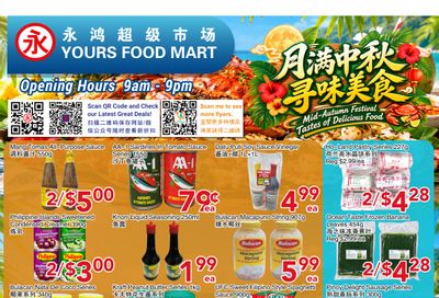 Yours Food Mart Flyer September 25 to October 1