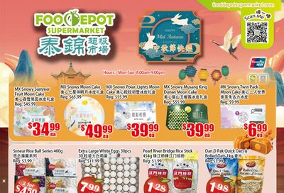 Food Depot Supermarket Flyer September 25 to October 1