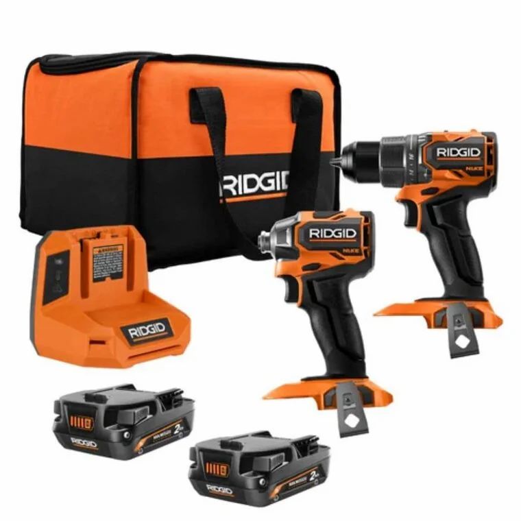 Home Depot: Ridgid NUKE Drill/Driver/Charger/Battery/Bag combo kit - $186.56 Home Depot: Ridgid NUKE Drill/Driver/Charger/Battery/Bag combo kit - $186.56