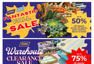 Terra Greenhouses Flyer September 25 to October 1