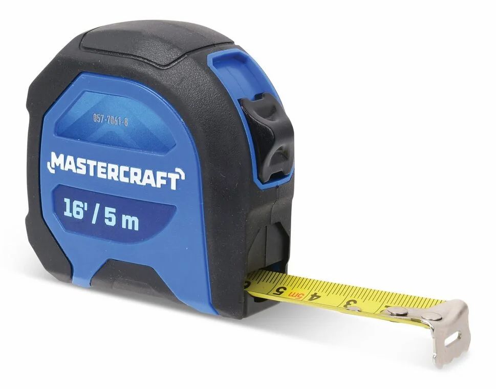 Canadian Tire: Mastercraft Tape Measure 16-ft/5m $6.99, 26-ft/8m $5.39 (50% off) Canadian Tire: Mastercraft Tape Measure 16-ft/5m $6.99, 26-ft/8m $5.39 (50% off)