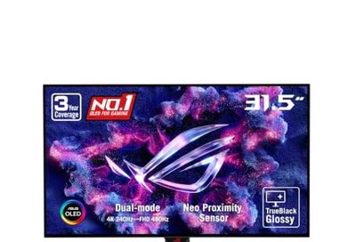 ASUS ROG XG32UCWMG 32 Inch 4K 240Hz Glossy OLED G-SYNC Gaming Monitor