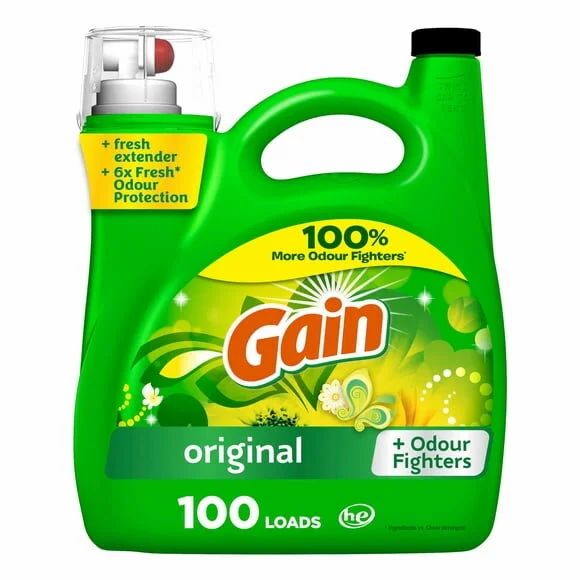 Walmart: Gain laundry detergent 4.25L for $10.97 with $3 coupon (100 loads) - 6 types