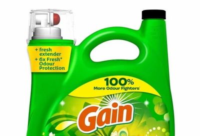 Walmart: Gain laundry detergent 4.25L for $10.97 with $3 coupon (100 loads) - 6 types