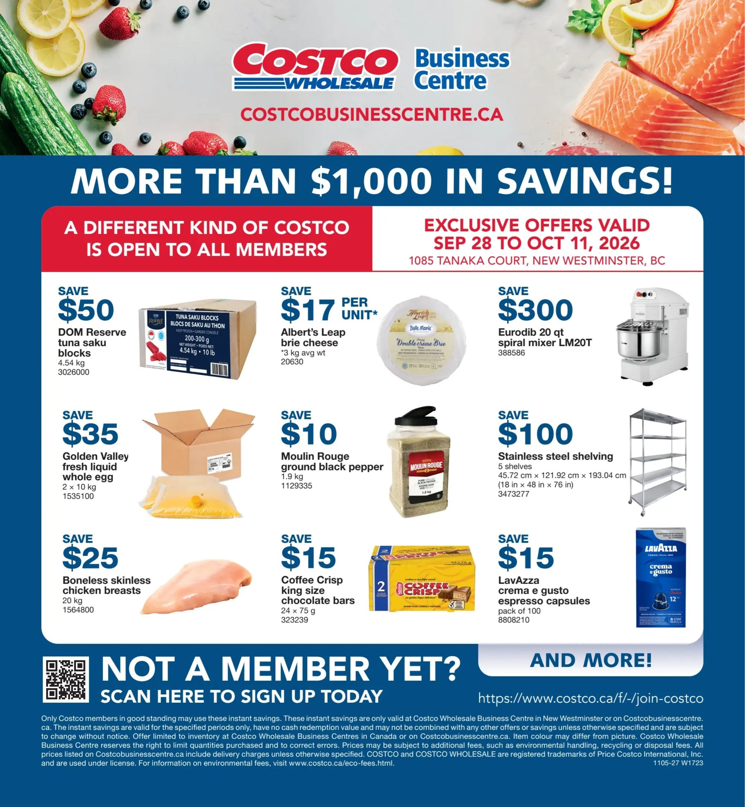 Costco Business Centre Instant Savings Flyer September 28 to October 11