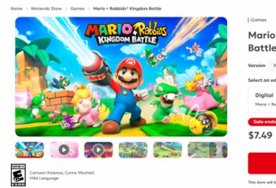 Nintendo Canada: Mario + Rabbids Kingdom Battle and Sparks of Hope $7.49 & $7.99 + More