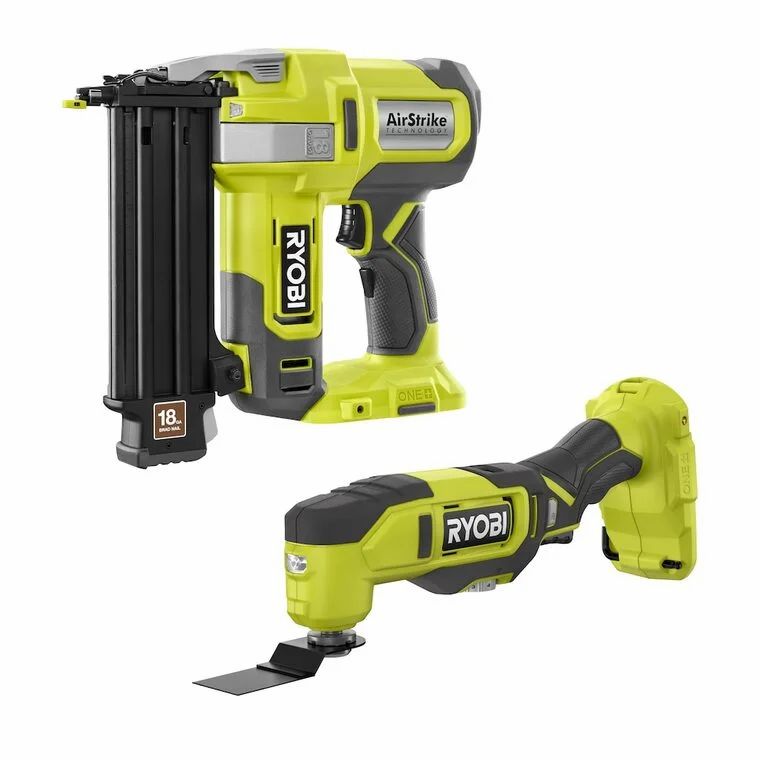 Home Depot: Ryobi nailer and multi tool combo