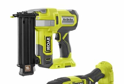 Home Depot: Ryobi nailer and multi tool combo
