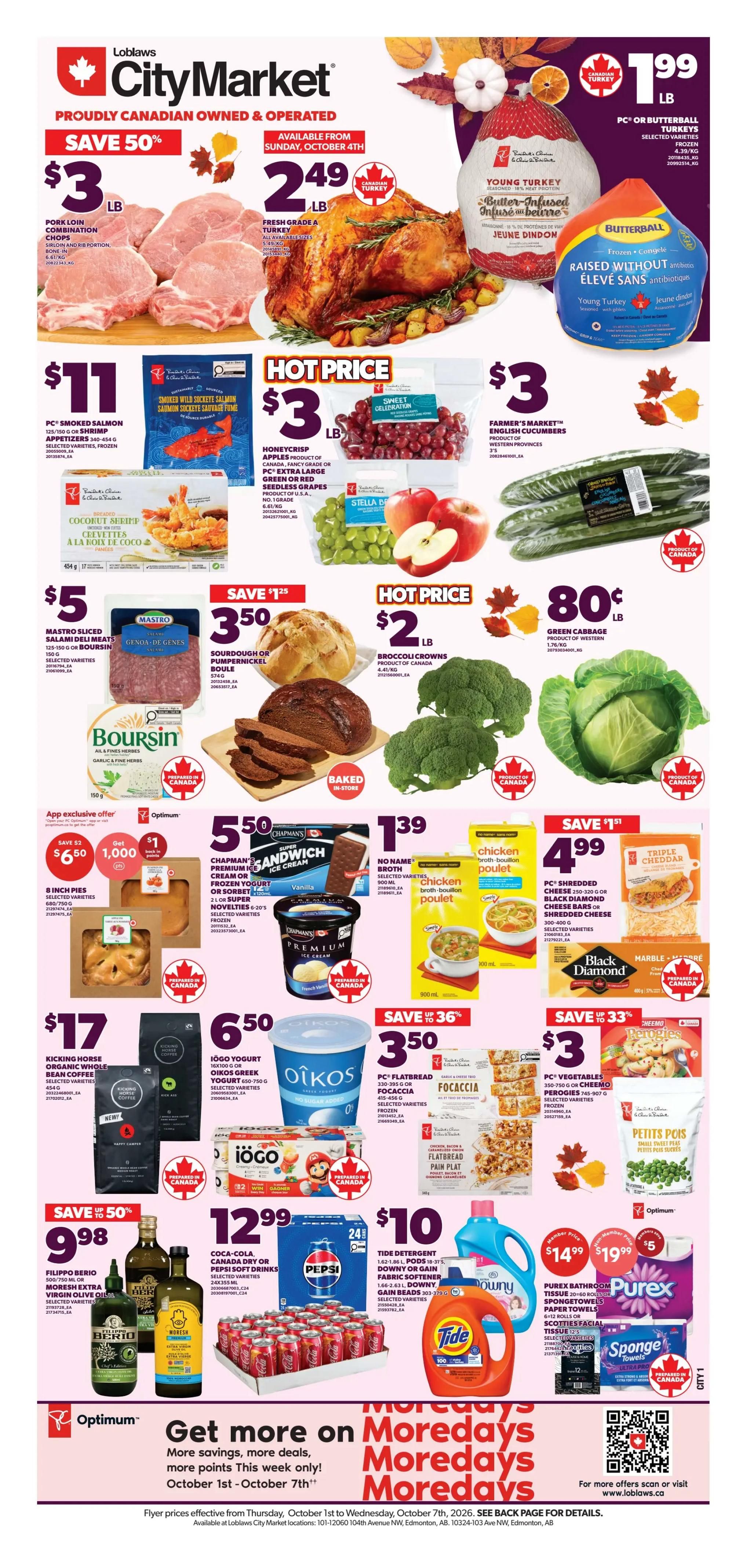 Loblaws City Market (West) Flyer October 1 to 7