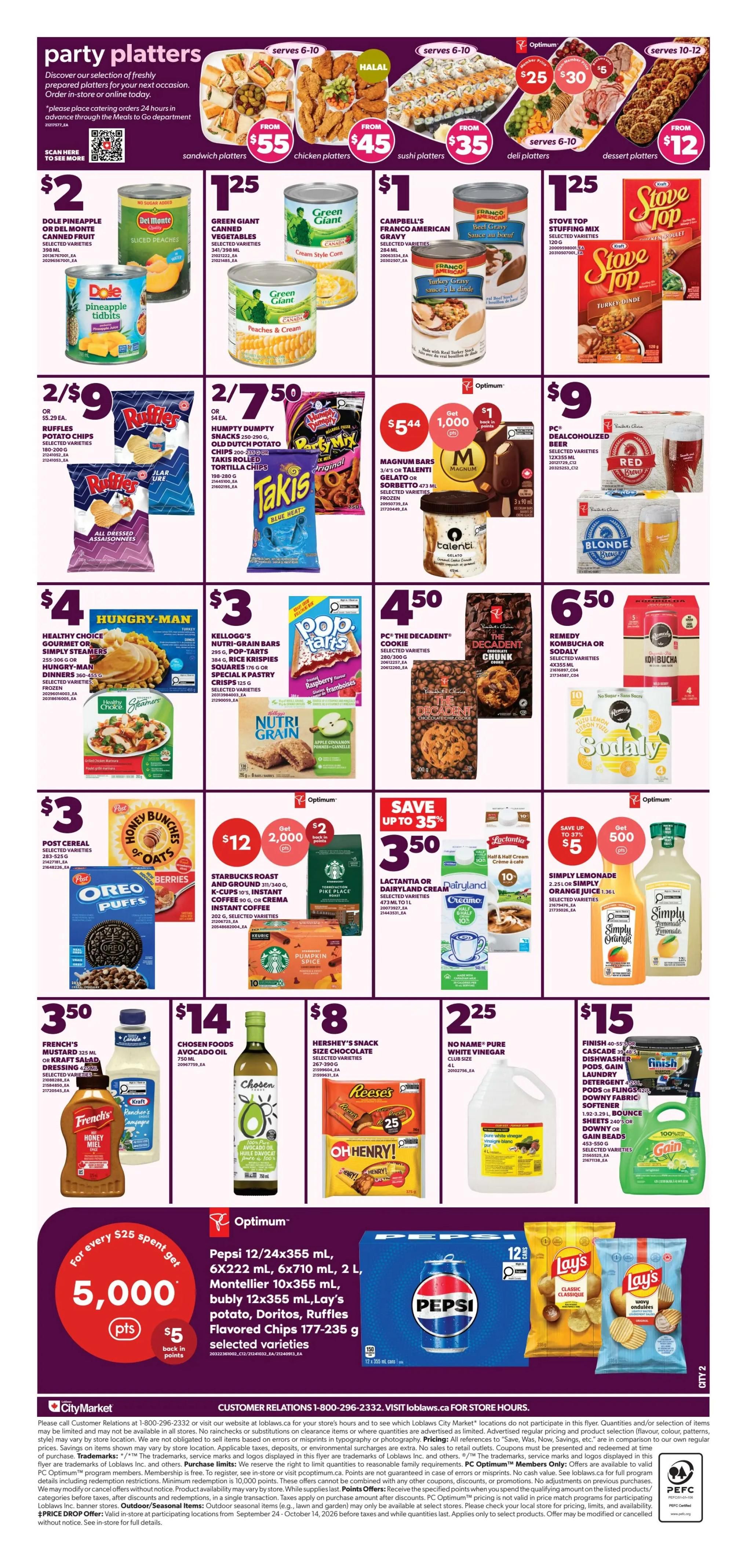Loblaws City Market (West) Flyer October 1 to 7