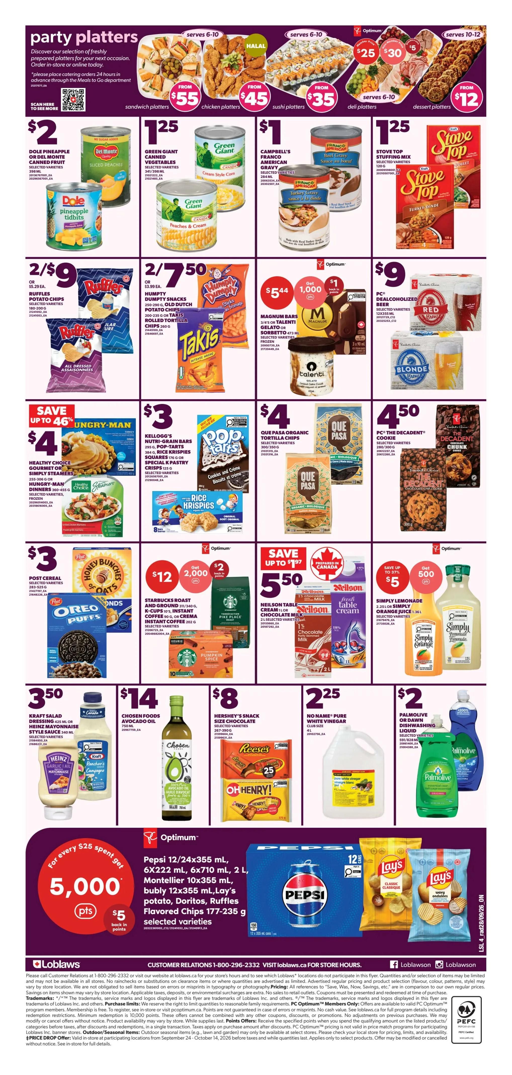 Loblaws (ON) Flyer October 1 to 7
