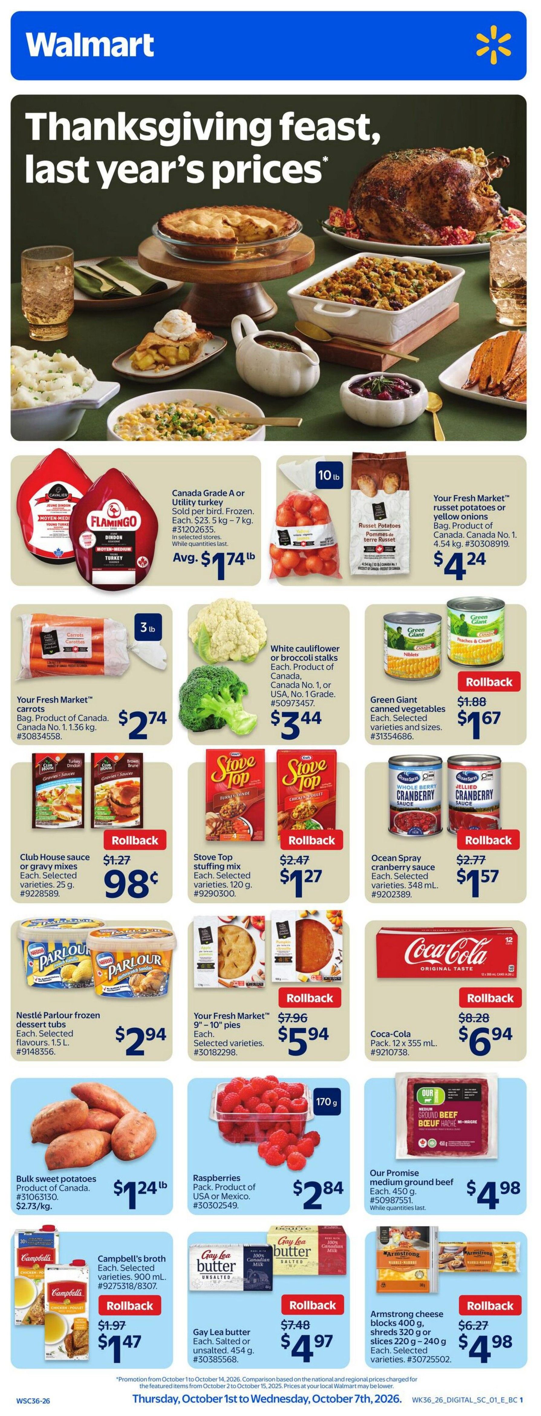 Walmart (West) Flyer October 1 to 7