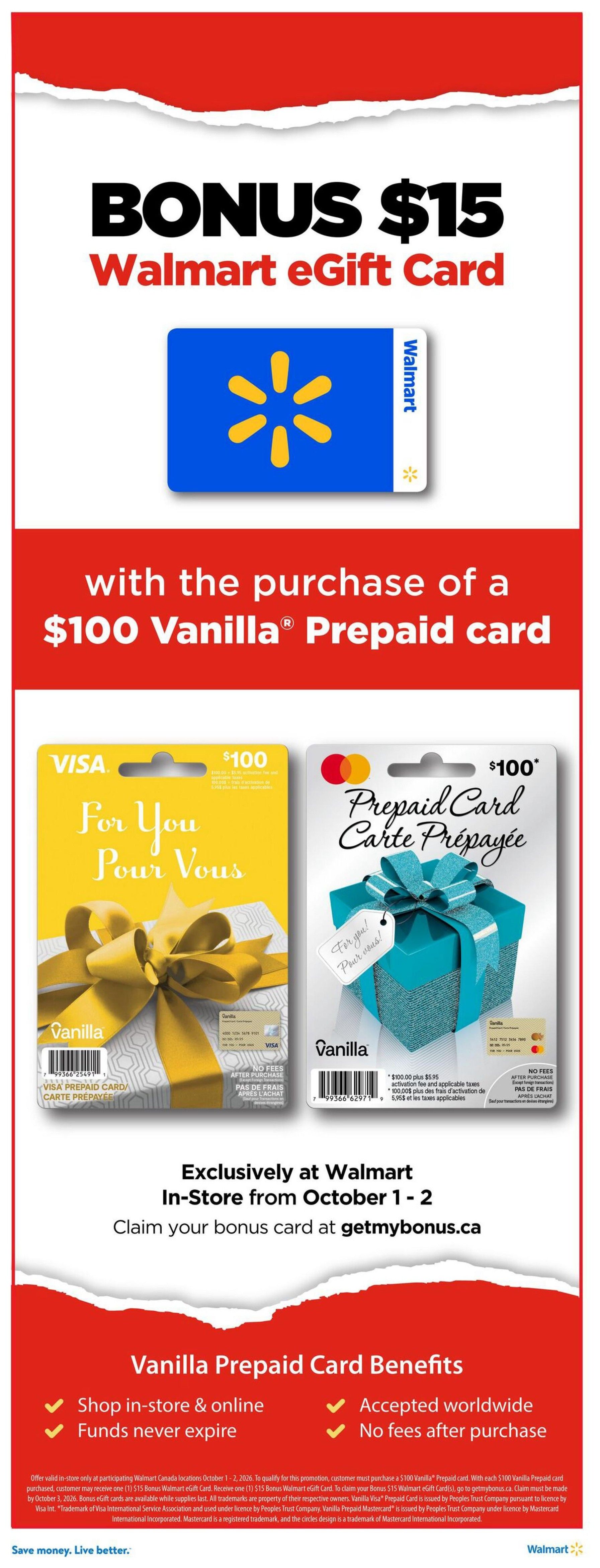 Walmart (West) Flyer October 1 to 7